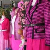 Three Mahicans with women's close on them